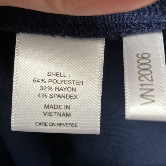 Ladies pencil skirt. Navy blue. - Picture 5 of 6